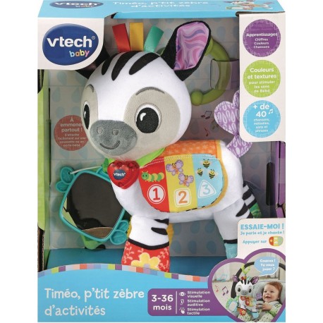 VTECH Timéo ptit zèbre d'activités BABY le jouet