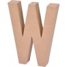 NC Décoration Murale lettres Carton W 18cm Naturel