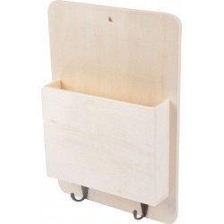 NC Porte-lettres & Clés À Décorer courrier 26cm Naturel
