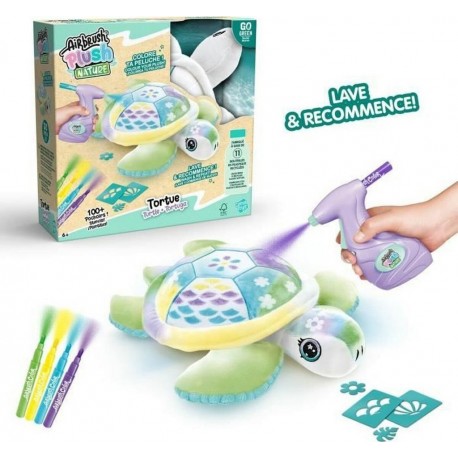 Peluche À Colorier Airbrush Plus Nature Canal Toys Turtle