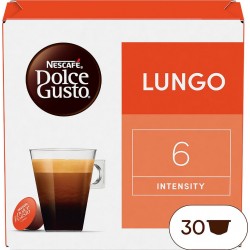 NESCAFE DOLCE GUSTO Café capsules compatible Dolce Gusto Lungo x30 capsules