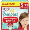 PAMPERS Couches Culottes Bébés Premium Protection Pants Taille 5 12-17Kg x72