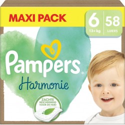 PAMPERS Couches Bébé Harmonie Taille 6 +13Kg x58