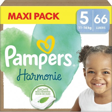 Pampers Harmonie Couches bébé Taille 5 11-16Kg x66