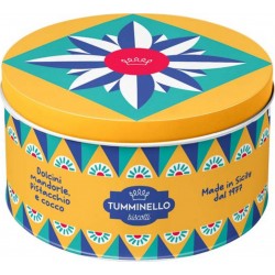 Tumminello Boîte Finzia Avec Biscuits Assortis Ricci Aux Amandes, Ricci À La Pistache Et Praline Aux Noix De Coco 120g