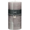 NC Bougie Cylindrique 140h En Paraffine Marron 10x10x20 Cm