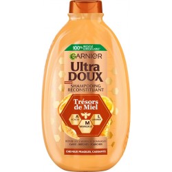 GARNIER ULTRA DOUX Shampoing Trésor de Miel d'Acacia & Cire d'Abeille 600ml
