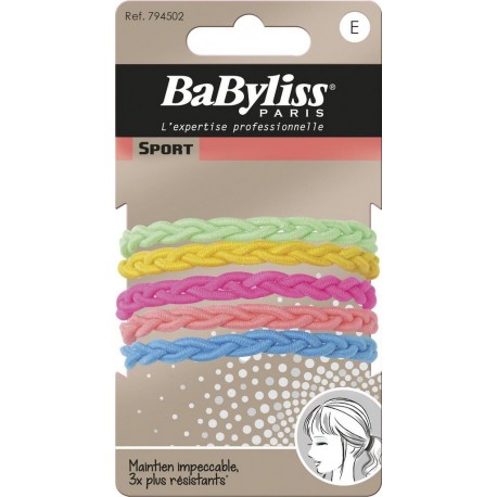 BABYLISS ELASTIQUES TRESSES SPORT X15