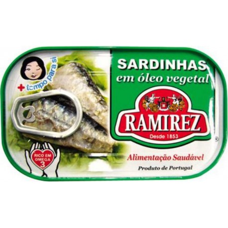 RAMIREZ SARDINE HUILE VEGETALE 125g