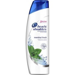 Head & Shoulders Shampooing Antipelliculaire Menthol Fresh 280ml (lot de 4)