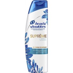 Head & Shoulders Shampooing Antipelliculaire Suprême Lisse à l’Huile d’Argan 255ml (lot de 4)