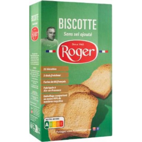 Roger BISCOTTES Sans sel ajouté 280g