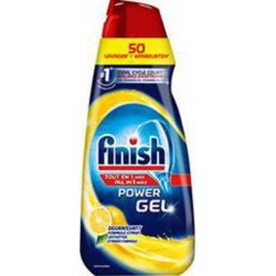 Finish Gel concentré Tout en 1 - lave vaisselle dégraissant citron le flacon de 1L