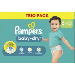 Pampers Couches Baby Dry Taille 6 x102 couches