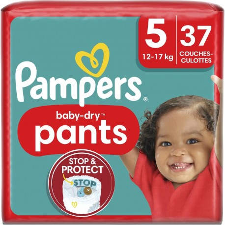 Pampers Culottes Premium Protection Pants Taille 5 12-17Kg x37