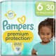 Pampers Couches Premium Protection Taille 6 13-18Kg x30 (lot de 2)