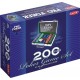 TACTIC Malette pro poker coffret complet 200 jetons 2 jeux de cartes