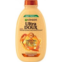 GARNIER Ultra DOUX Shampooing Reconstituant Cheveux Fragiles Trésors De Miel 400ml