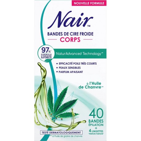 NAIR CIRE CORPS à l’Huile de CHANVRE x40
