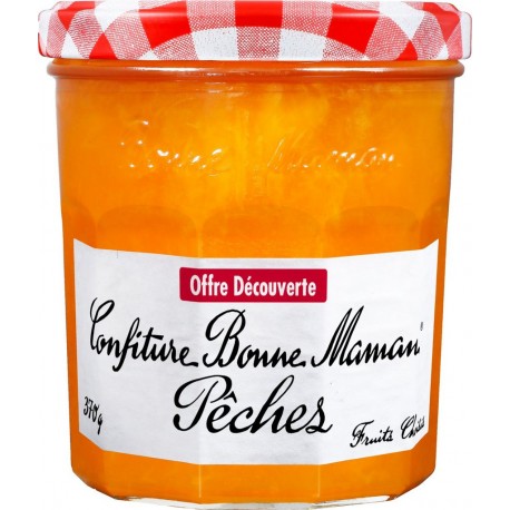 BONNE MAMAN Confiture pêche 370g