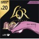 L'OR Capsules de café espresso rose intensité 7 20 capsules