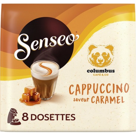 SENSEO Dosettes de café cappuccino caramel 8 dosettes