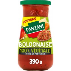 PANZANI Sauce bolognaise végétale 390g