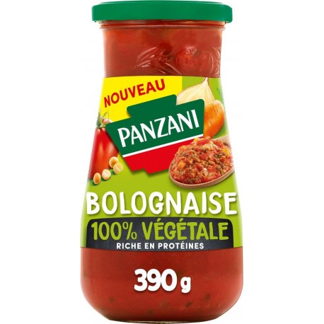 PANZANI Sauce bolognaise végétale 390g