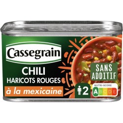 CASSEGRAIN Chili d'haricots rouges à la mexicaine 430g
