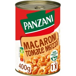 PANZANI Macaroni tomate mozza 400g