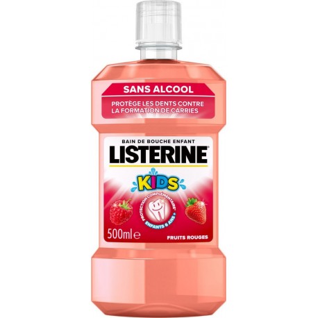LISTERINE Bain de Bouche Enfant Fruits Rouges 500ml