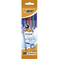 BIC CRISTAL SOFT AST X5