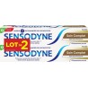 SENSODYNE Dentifrice Soin Complet Triple Action Nettoyant lot de 2 tubes de 75ml