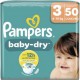PAMPERS BABY DRY Taille 3 6-10Kg X50
