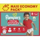 PAMPERS Couches Culottes Bébés Baby-Dry 17Kg+ Taille 8 x58