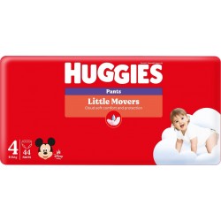 HUGGIES Couches-Culottes Taille 4 9-14Kg Disney Little Movers Pants pack de 44 couches culottes