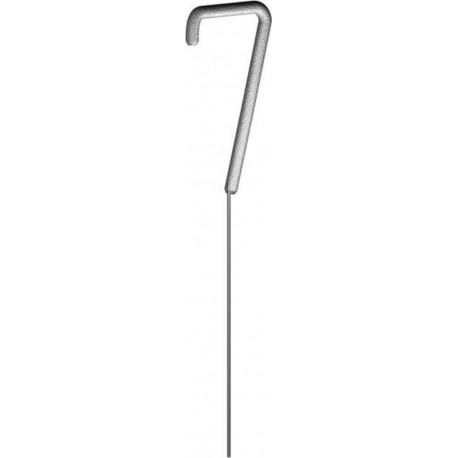 PARIS PRIX Cierge Magique chiffre 7 15cm Argent