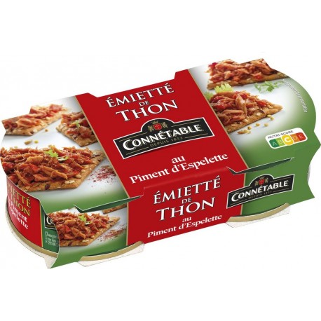 CONNETABLE Miettes de thon piment Espelette