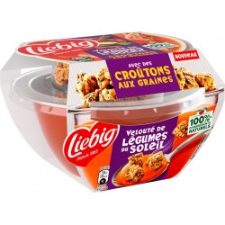 LIEBIG Soupe Velouté de Légumes Du Soleil Avec des Croûtons aux Graines