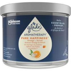 Glade Bougie Aromathérapie Pure Happiness Orange & Néroli
