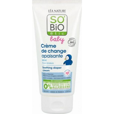 So Bio Etic Crème de change Apaisante 100ml