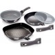 BERLINGER HAUS Batterie de cuisine Carbon Pro Set 2 Poêles, Grill Induction