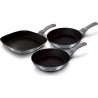 BERLINGER HAUS Batterie de cuisine Moonlight Set 2 Poêles, Grill Induction
