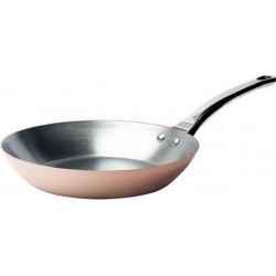 DE BUYER Poêle Poêle ronde en cuivre/inox 24cm