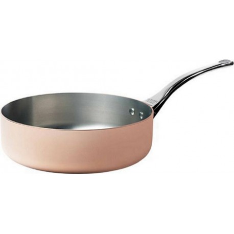 DE BUYER Sauteuse Sauteuse droite en cuivre/inox 20cm