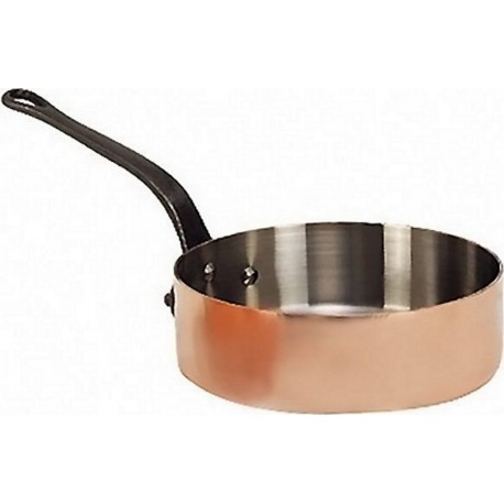 DE BUYER Sauteuse Sauteuse droite pro en cuivre/inox 20cm