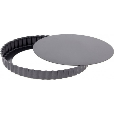 DE BUYER Moule à tarte rond cannele amovible