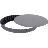 DE BUYER Moule à tarte rond cannele amovible