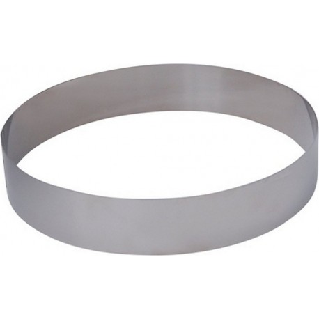 DE BUYER Cercle pâtisserie collectivite inox 8cm 3989.08