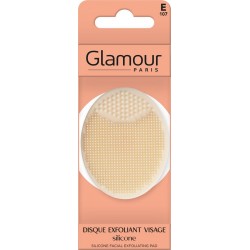 GLAMOUR PARIS Disque Exfoliant Pour Visage Silicone Beige